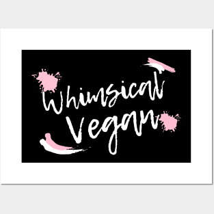 Whimsical vegan design Posters and Art